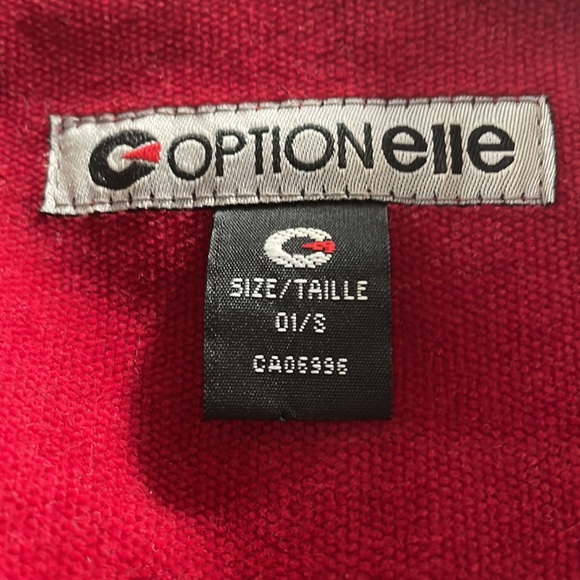 Vintage Optionelle Red Velvet Blazer size small - Picture 7 of 11